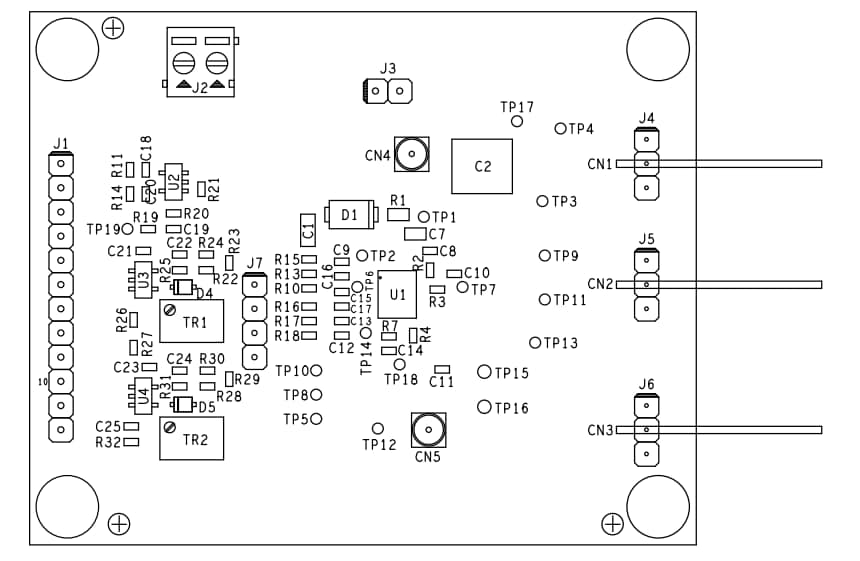 Location Circuit - STMicroelectronics EVLSTDRIVEG610Q Evaluation Board